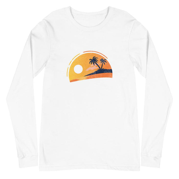 Tropical Sunset Unisex Long Sleeve Tee - Billyforce Shop