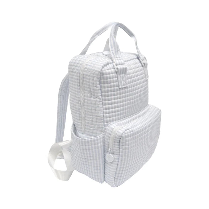 TRVL - Quilted All You Need Bag - Blue Pimlico Stripe