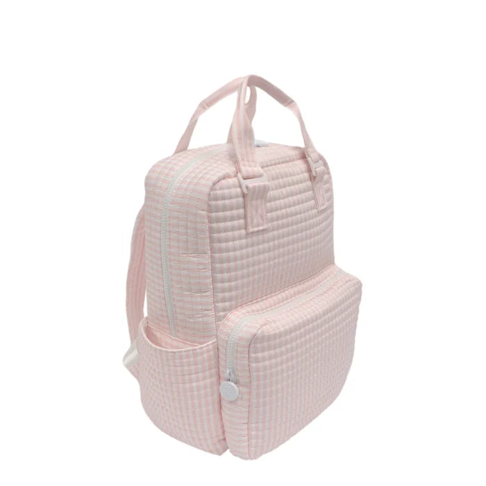 TRVL - Quilted All You Need Bag - Pink Pimlico Stripe