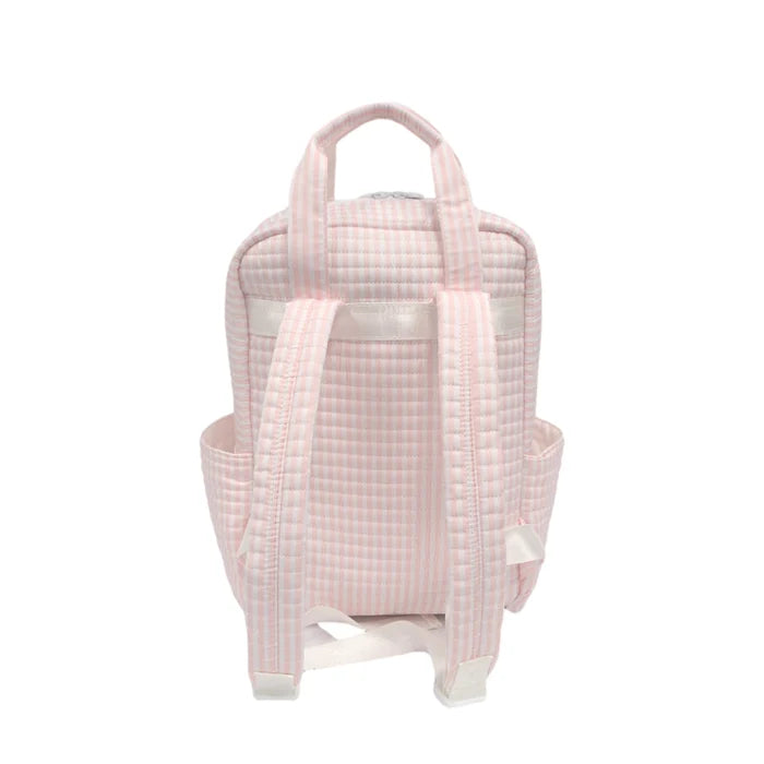 TRVL - Quilted All You Need Bag - Pink Pimlico Stripe