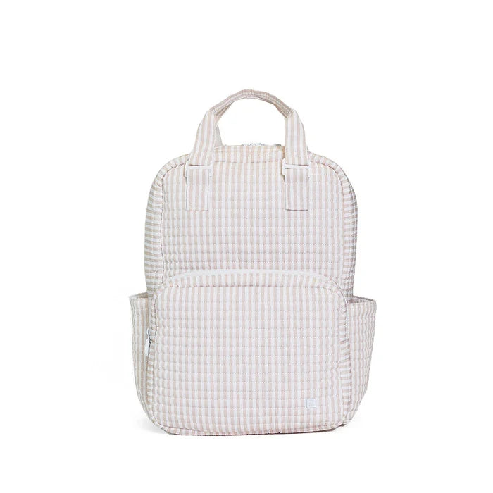 TRVL - Quilted All You Need Bag - Sand Pimlico Stripe