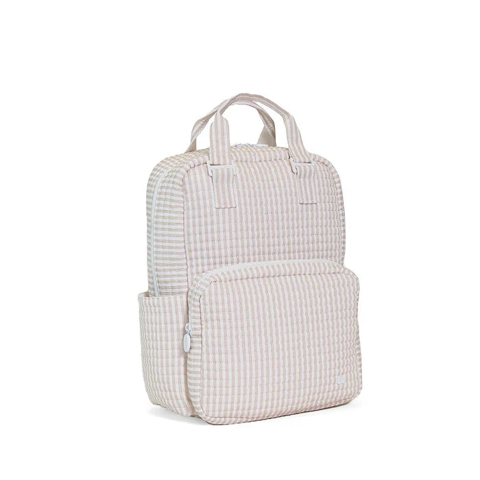 TRVL - Quilted All You Need Bag - Sand Pimlico Stripe