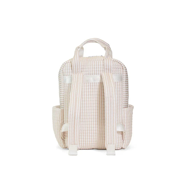 TRVL - Quilted All You Need Bag - Sand Pimlico Stripe