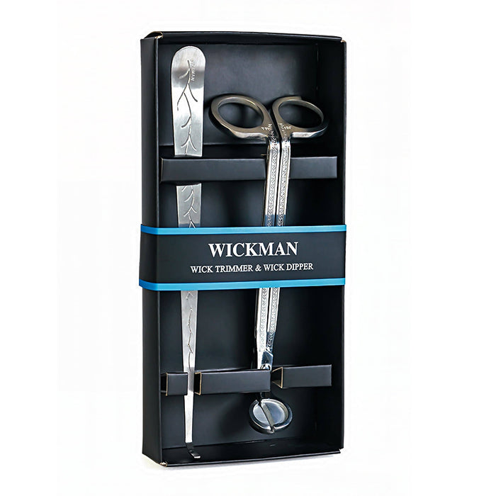CYBER MONDAY DEAL- 2 Piece Candle Wick Trimmer and Wick Dipper Gift Set - Pine & Moss