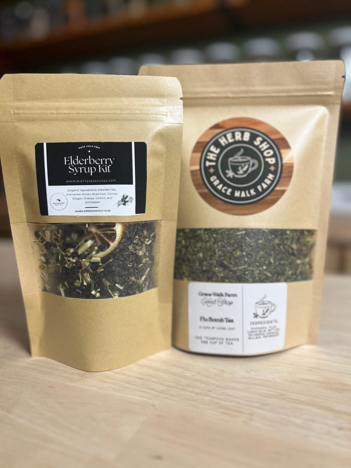 Ultimate Winter Wellness Bundle packaging with seasonal wellness products – Misty Creek Acres