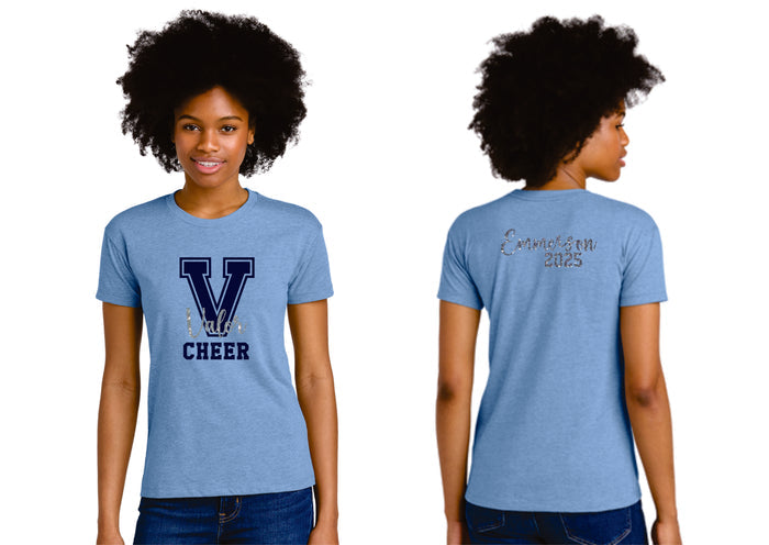 Valor Cheer Competition Tee- Matte or Glitter