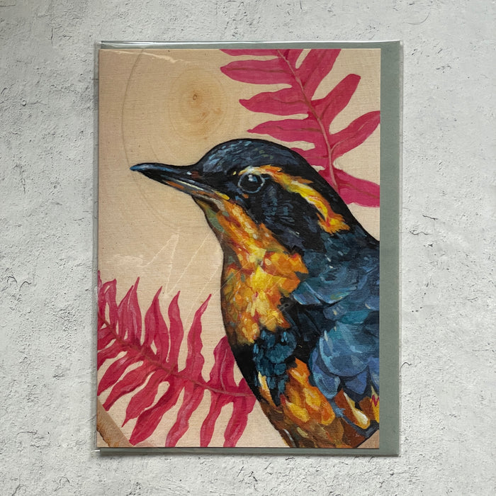 Varied Thrush Card
