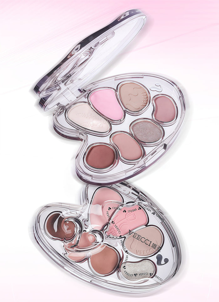 VEECCI Great Artist 7-color Long-wear Multi-use Eyeshadow Palette T4514