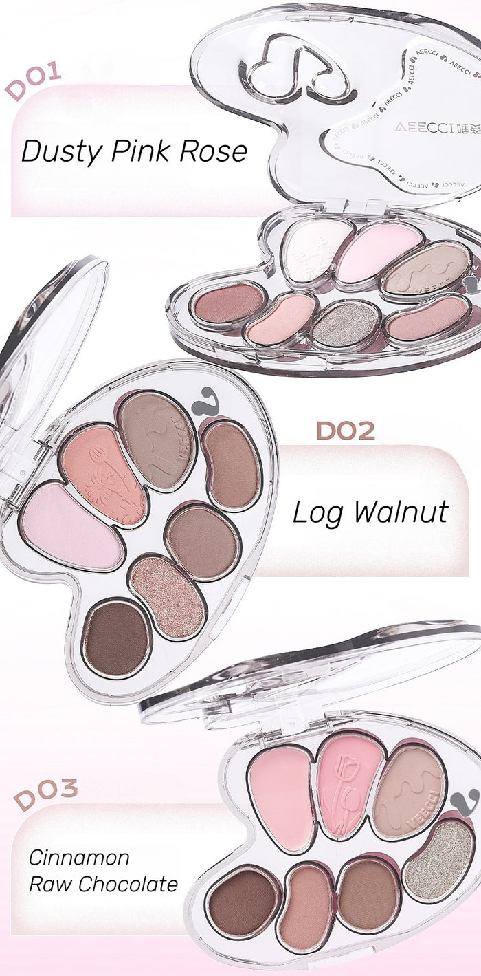VEECCI Great Artist 7-color Long-wear Multi-use Eyeshadow Palette T4514