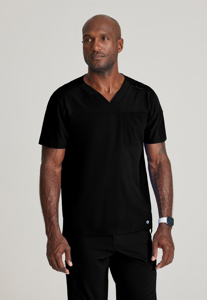 Velocity Top - Black - Grey's Anatomy Scrubs