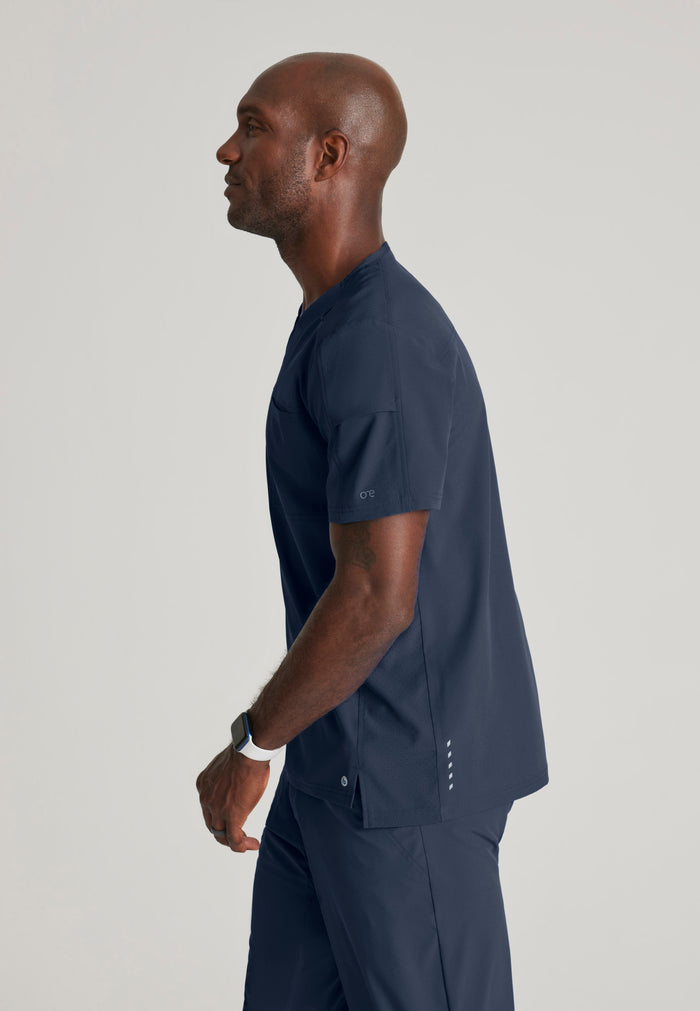Velocity Top - Steel - Grey's Anatomy Scrubs