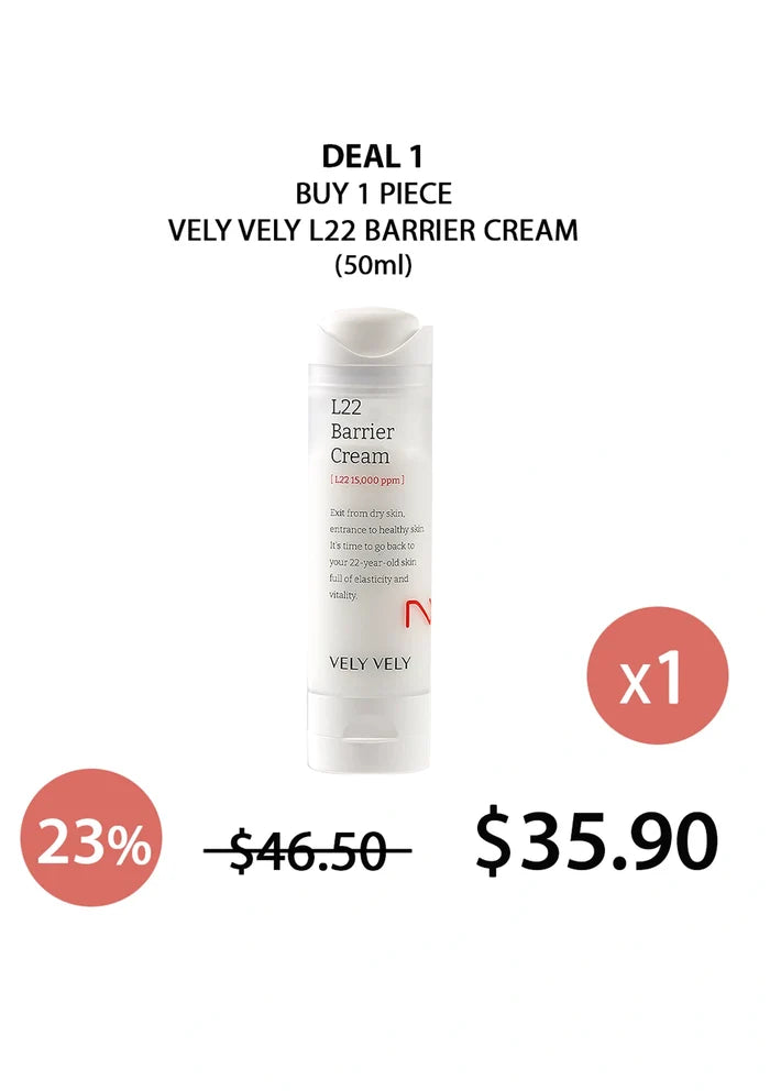 (BUY 1) VELY VELY L22 BARRIER CREAM