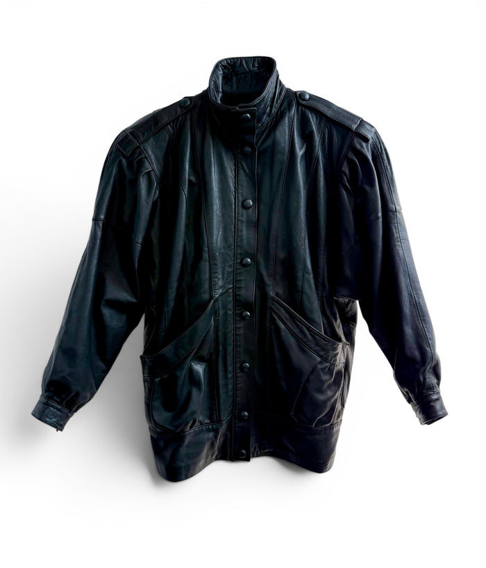 Vintage Batwing Leather Jacket
