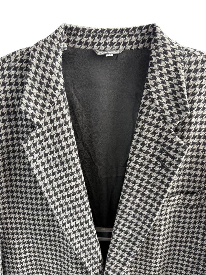 Vintage Black & White Houndstooth wool Blazer