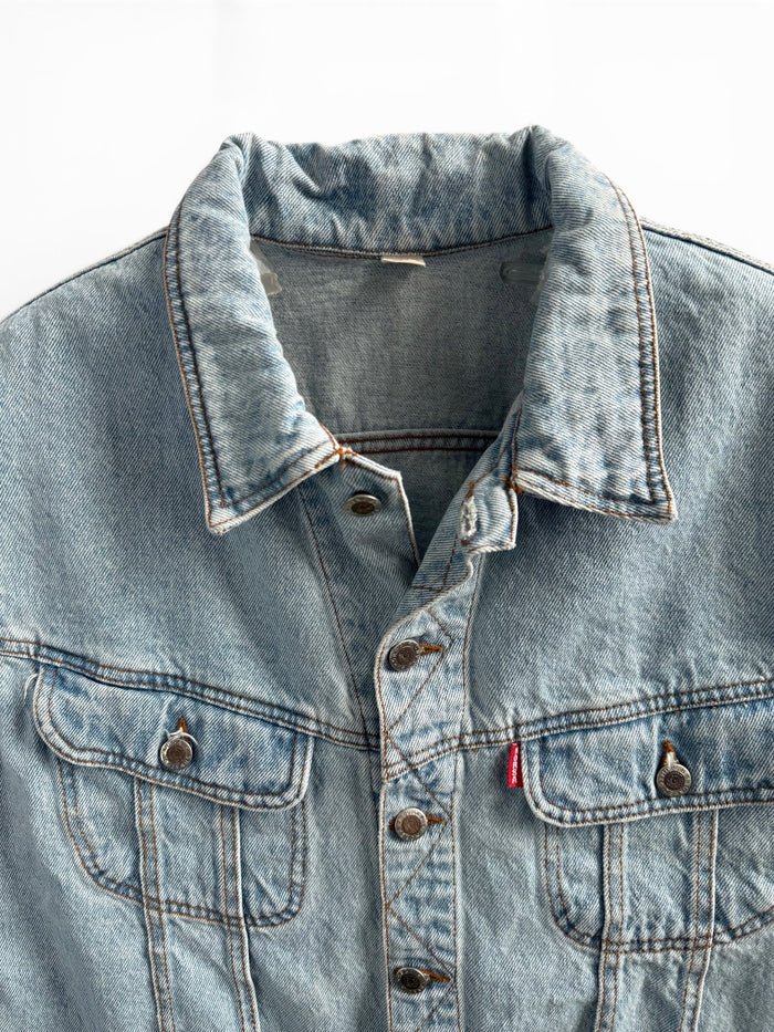 Vintage Blue Denim Sleeveless Vest