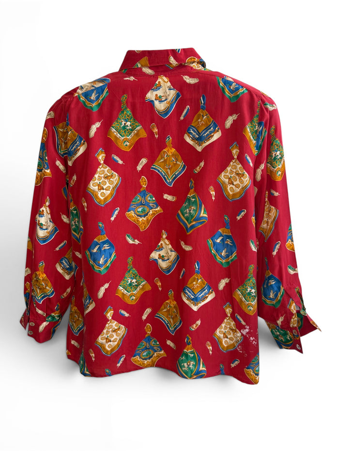 Vintage Women's Silk Shirt