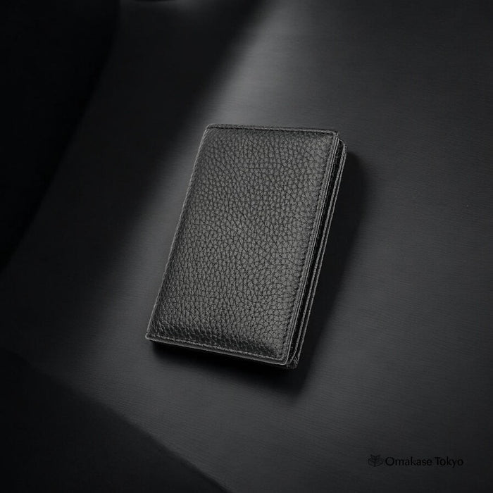 VIPITH Genuine Cowhide Leather Business Card Holder