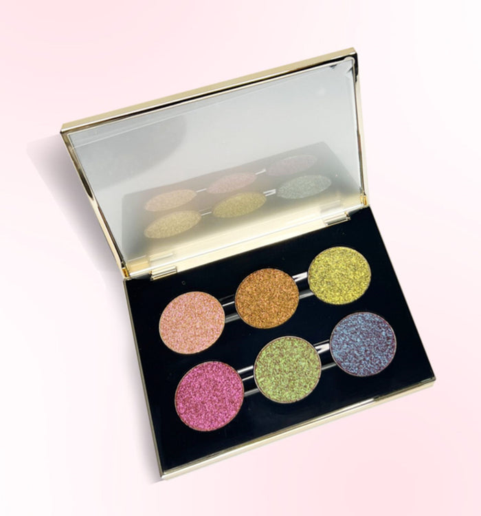 VIVIAN DONG Enchantress 6-Color Pearlescent Eyeshadow Palette T4039