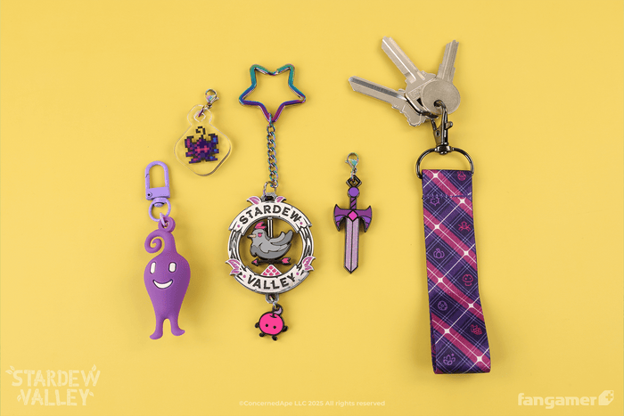 Void Farmer Spinning Charm Keychain