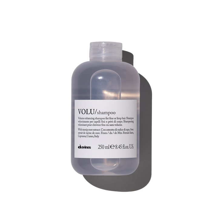 Volu Shampoo - Original Formula, original Davines Essential Haircare packaging - Solvi Salon, Boise, Idaho