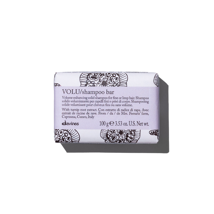Volu Shampoo Bar - Original Formula, original Davines Essential Haircare packaging - Solvi Salon, Boise, Idaho