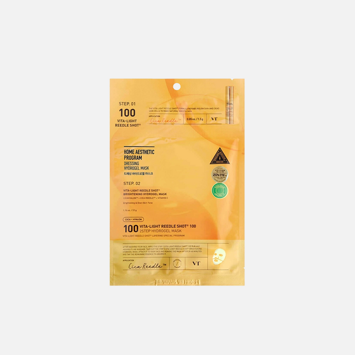 VT Vita-light Reedle Shot 100 2Step Hydrogel Mask