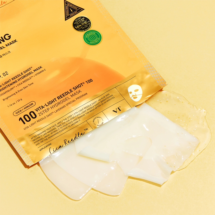 VT Vita-light Reedle Shot 100 2Step Hydrogel Mask