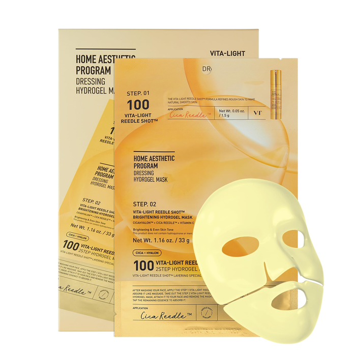 VT Vita-light Reedle Shot 100 2Step Hydrogel Mask