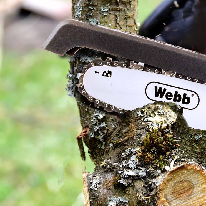 Webb Eco 20V 15cm Cordless Pruning Saw trimming tree branch