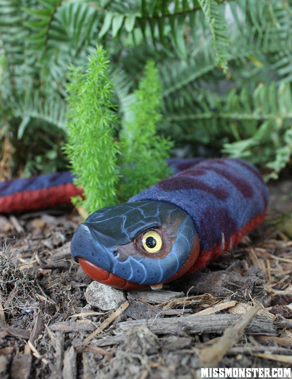WEEKS THE HOGNOSE SNAKE- OOAK DOLL