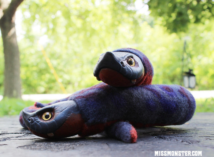 WEEKS THE HOGNOSE SNAKE- OOAK DOLL