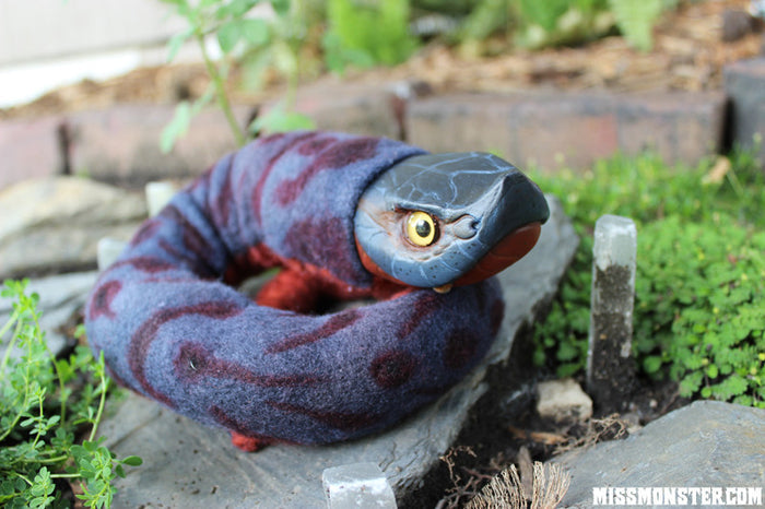 WEEKS THE HOGNOSE SNAKE- OOAK DOLL