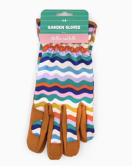 Willow and Belle Outdoor Gardening Gloves-Stripe