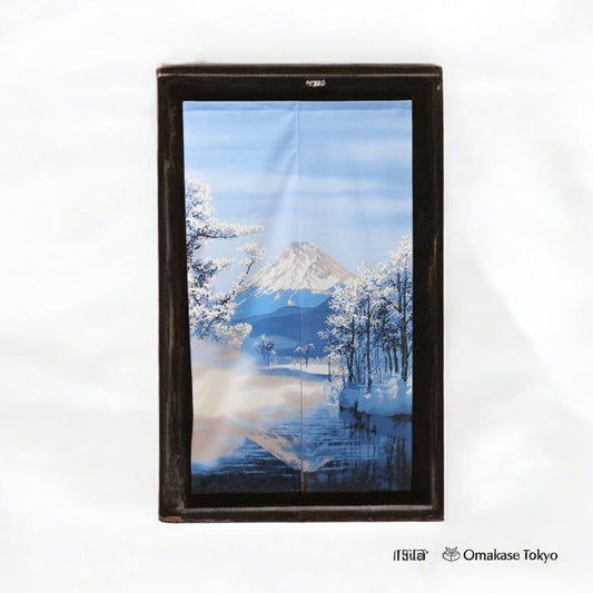 Winter Fuji Noren – Japanese Style Divider