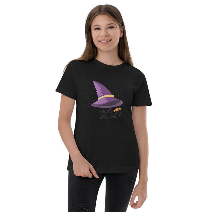Witch Hat Halloween Youth Jersey T-shirt - Billyforce Shop