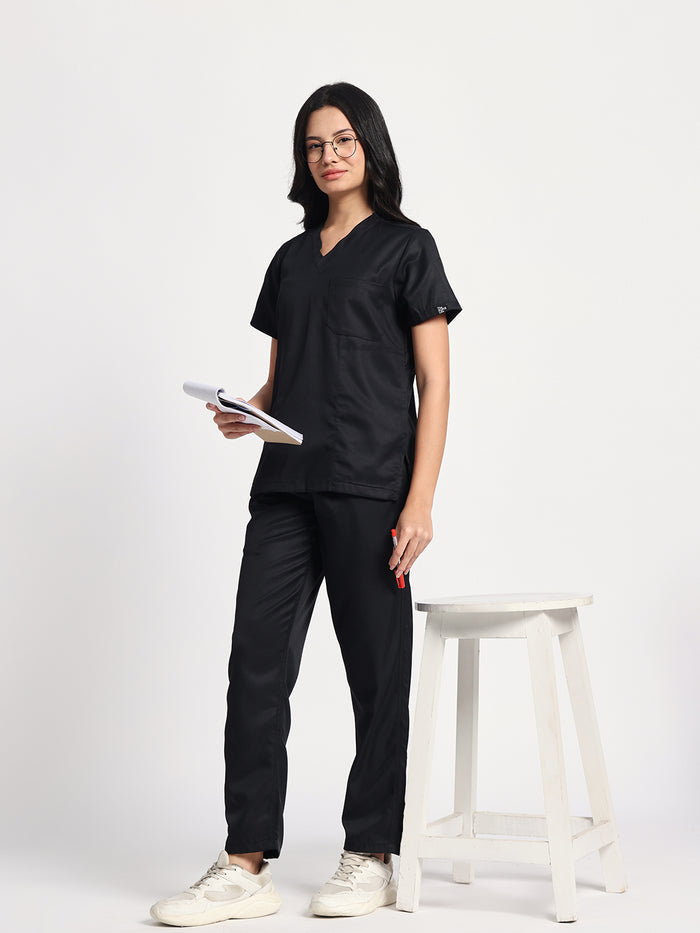 Women Evo Scrub (Black) Set