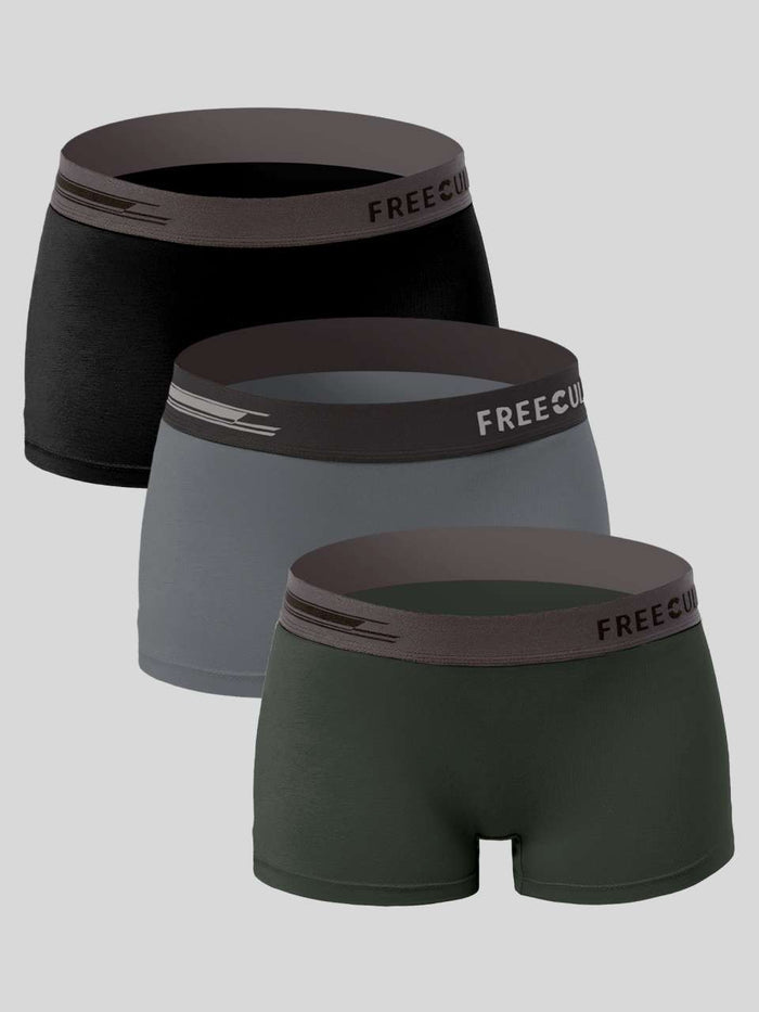 Women's Micro Modal Boy Shorts (Pack of 3)