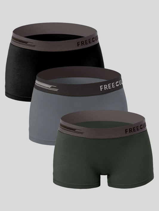 Women's Micro Modal Boy Shorts (Pack of 3)