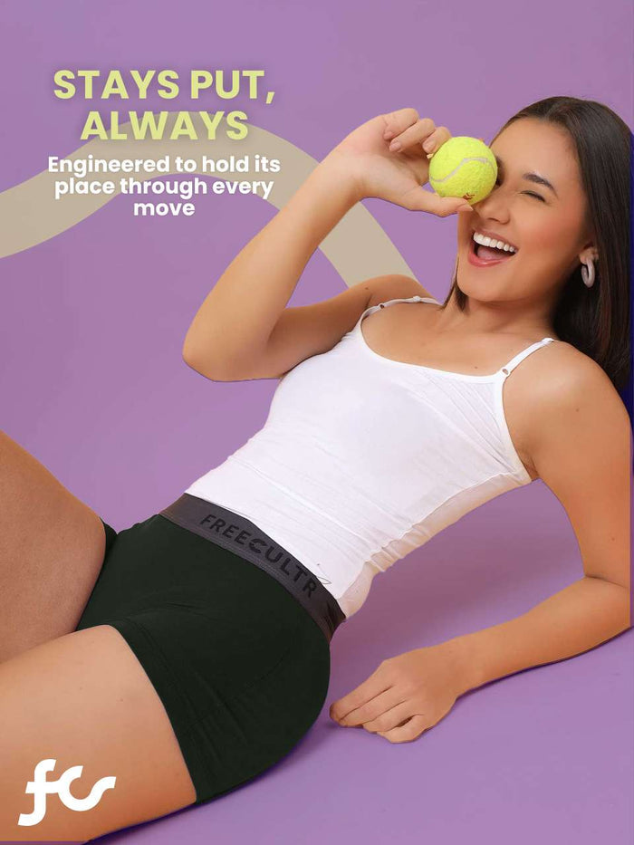 Women's Micro Modal Boy Shorts (Pack of 3)