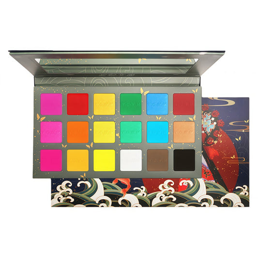 YiCaiWenMo Stage Makeup Colorful Spring Eyeshadow Palette T5060