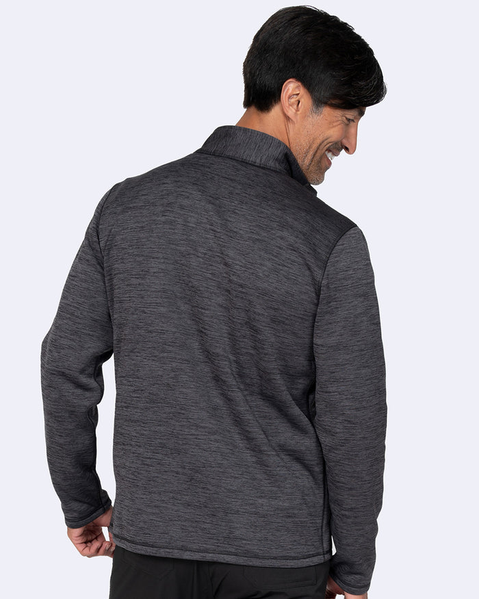 Zavate Mens Brandon Bonded Fleece Scrub Jacket
