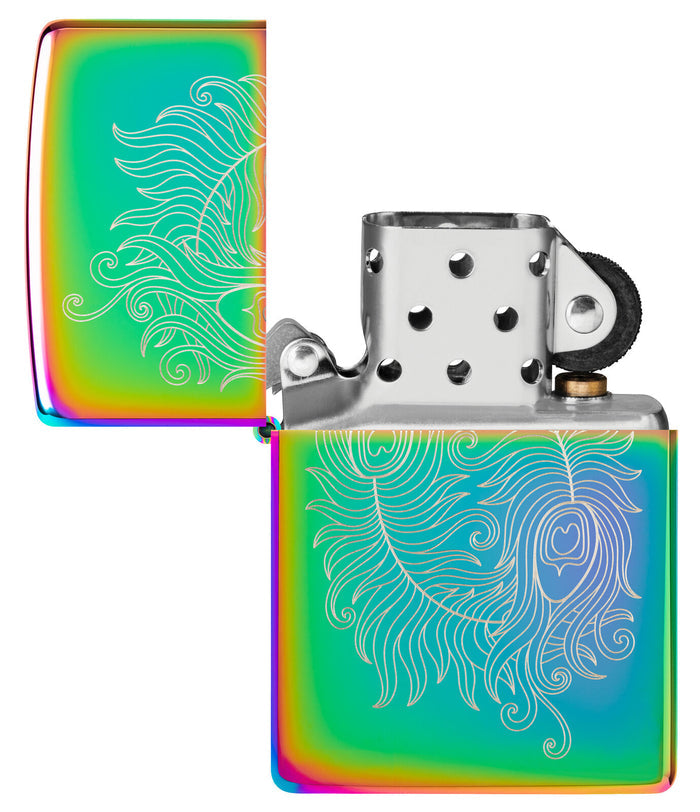 Zippo Laser Engraved Spiritual Design Multi Color 48390