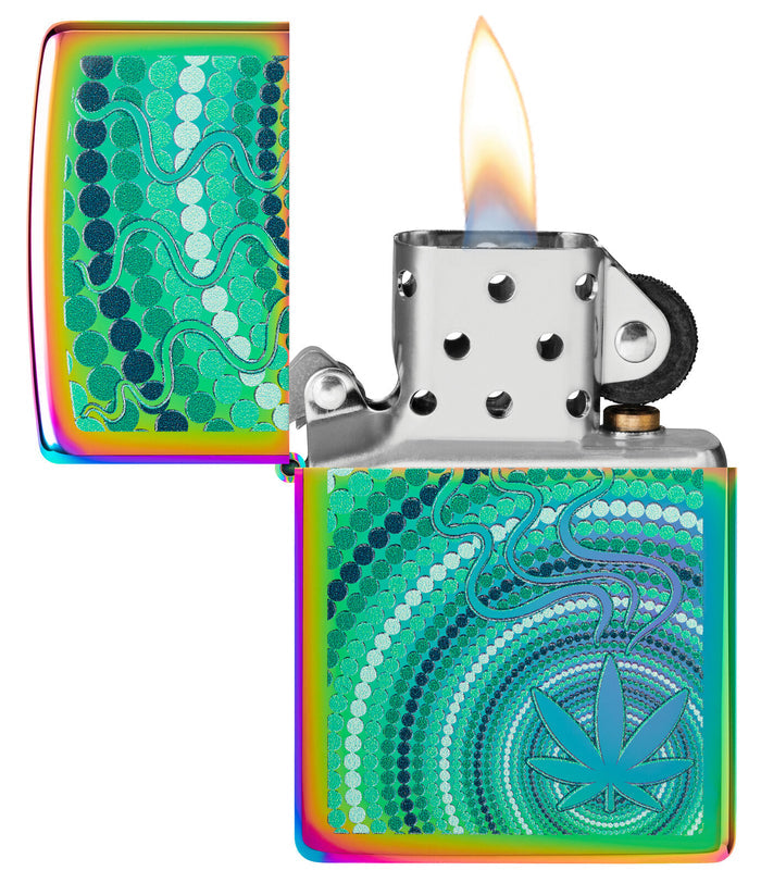 Zippo Leaf Design Multi Color 48383