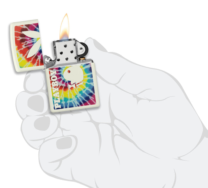 Zippo Playboy Tie-Dye Glow in The Dark 48373